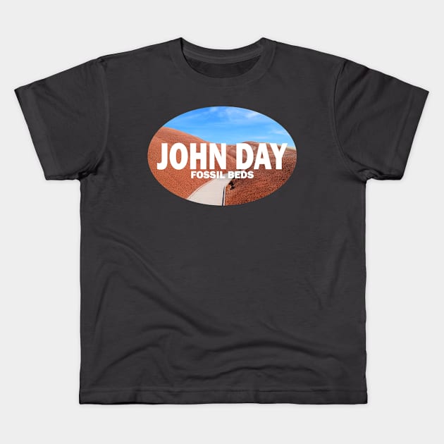 John Day Fossil Beds Stickers/Shirts Kids T-Shirt by stermitkermit